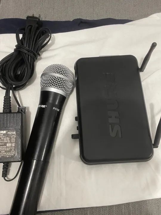 Microfone sem fio Shure modelo pg58 - Foto 4