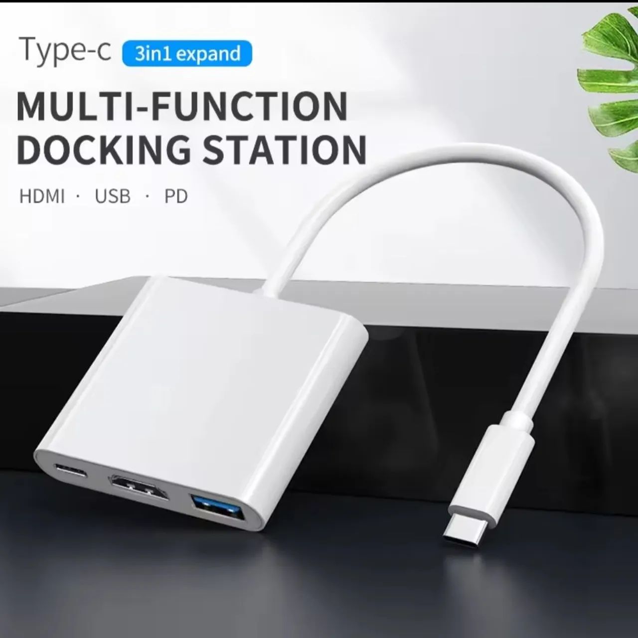 Hub USB-C para HDMI 4K com 3 Portas (Não faço entregas) - Foto 2