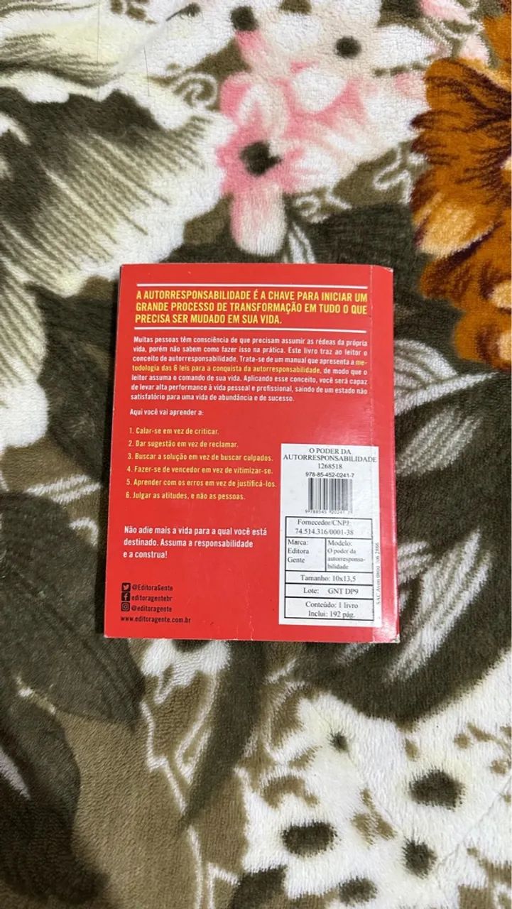 Livro O Poder da Autorresponsabilidade - Paulo Vieira - Foto 2