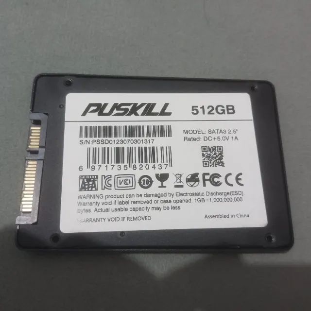 Ssd 512gb puskill - Foto 3