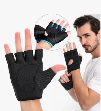 Par De Luvas Para Academia Neoprene Treino Musculação Bike Bicicleta MotoTop z1331