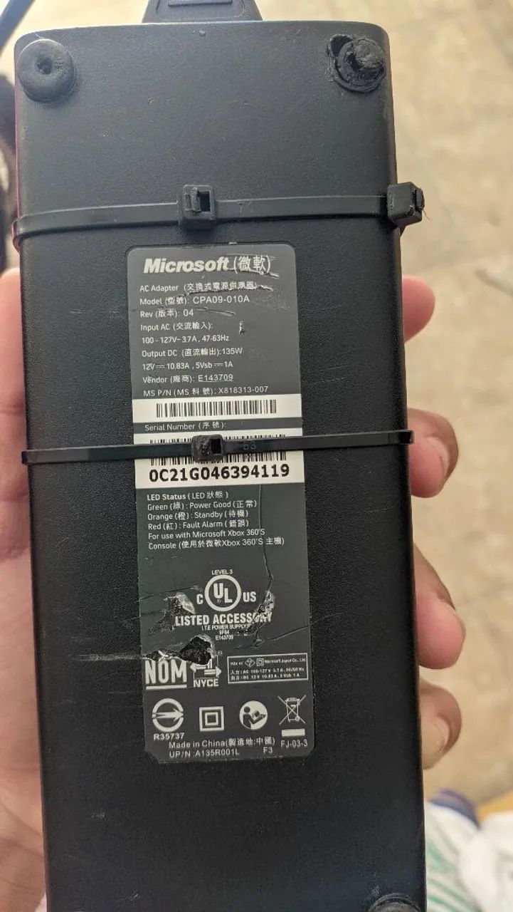 Fonte Xbox 360 Slim Original