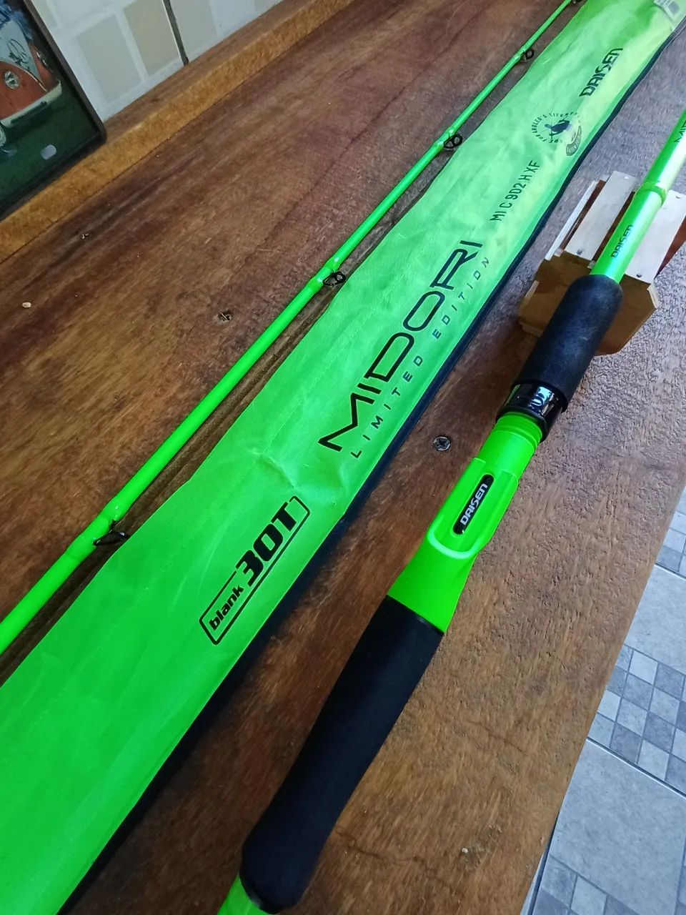 VARA DE PESCA DAISEN MIDORI 2.70 PARA CARRETILHA  - Foto 5