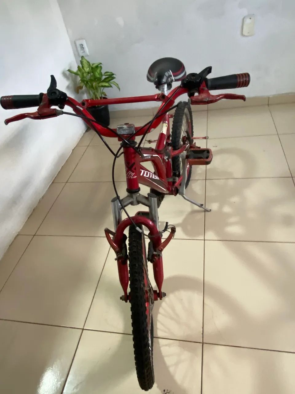 Bicicleta com macha e alumínio  - Foto 4