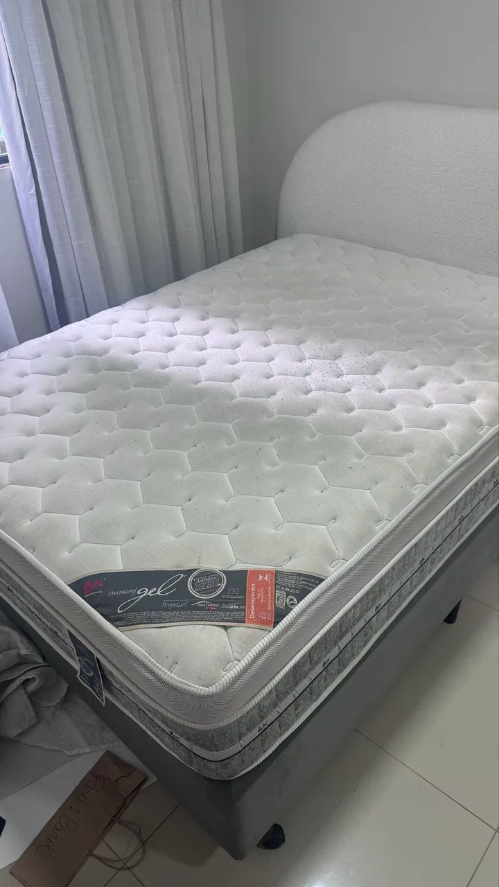 Vendo colchão castor com base Box  - Foto 3