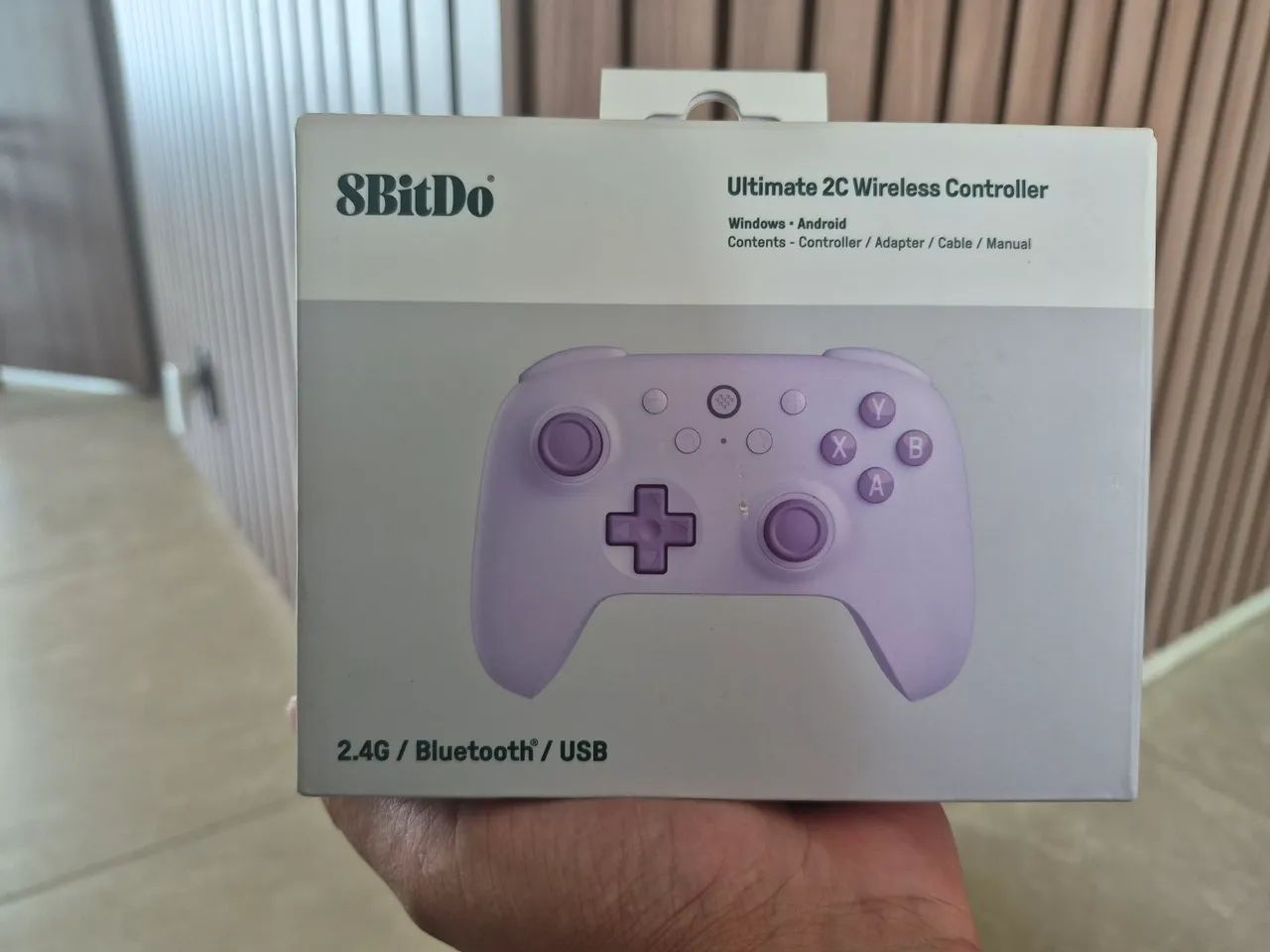 Controle 8BitDo Ultimate 2C lilás 