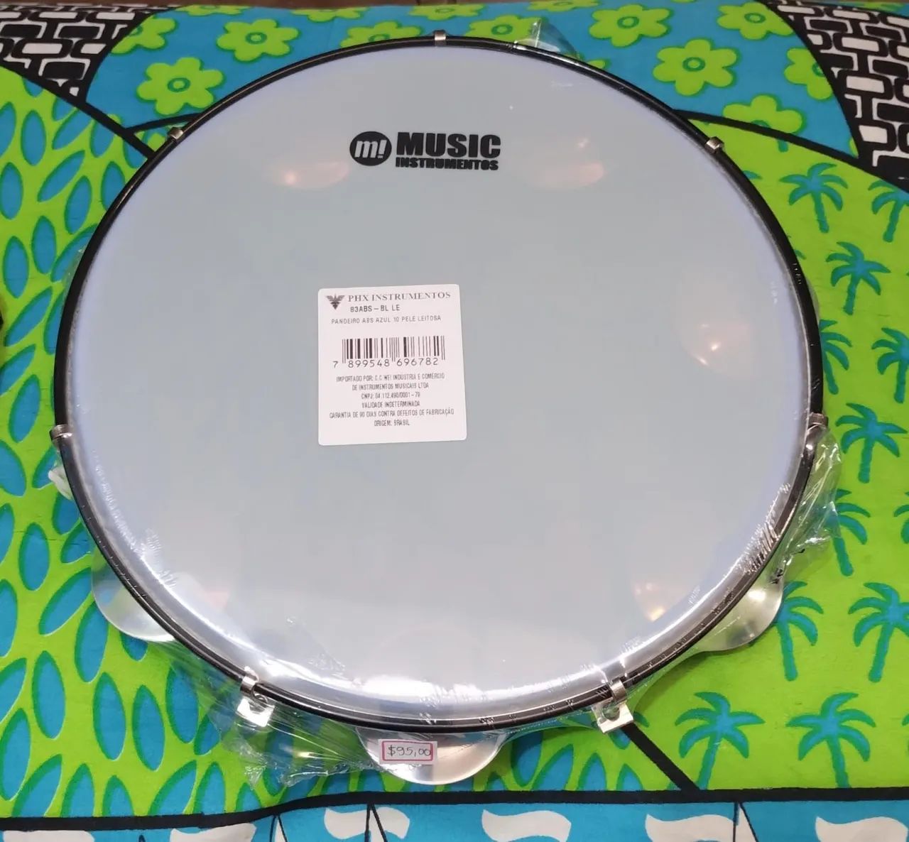 Pandeiros 10" polegadas sortidos M music na promoção 