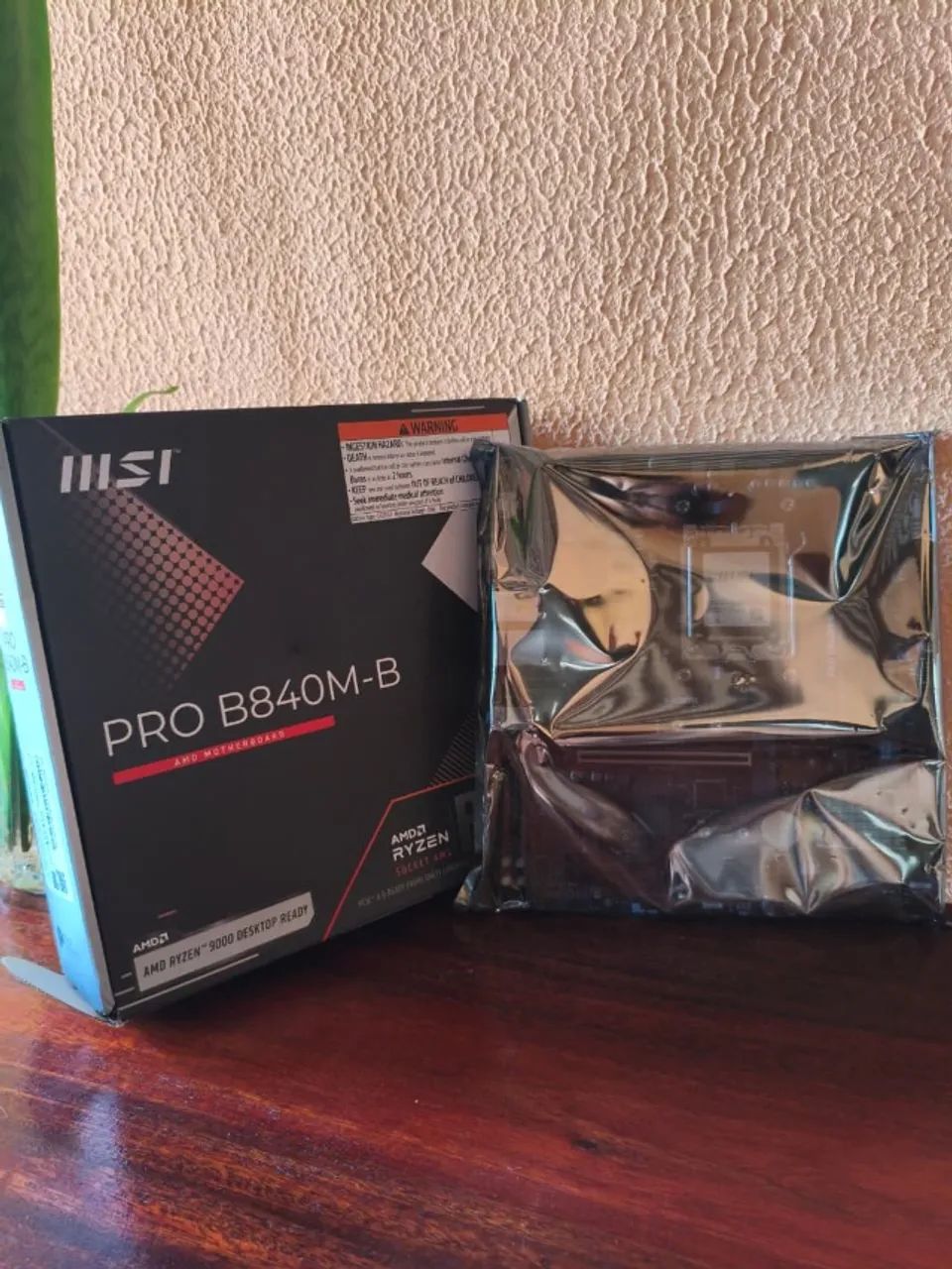 Placa-Mãe MSI PRO B840M-B AM5 DDR5 ? Nova e Lacrada - Foto 4