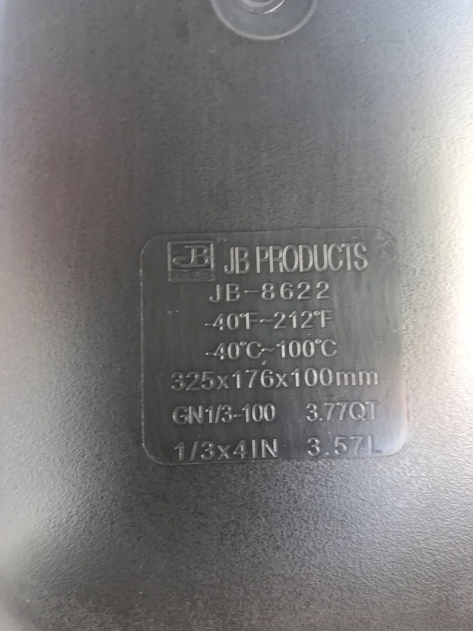 Cubas policarbonato JB products GN1/3-100 - Foto 4