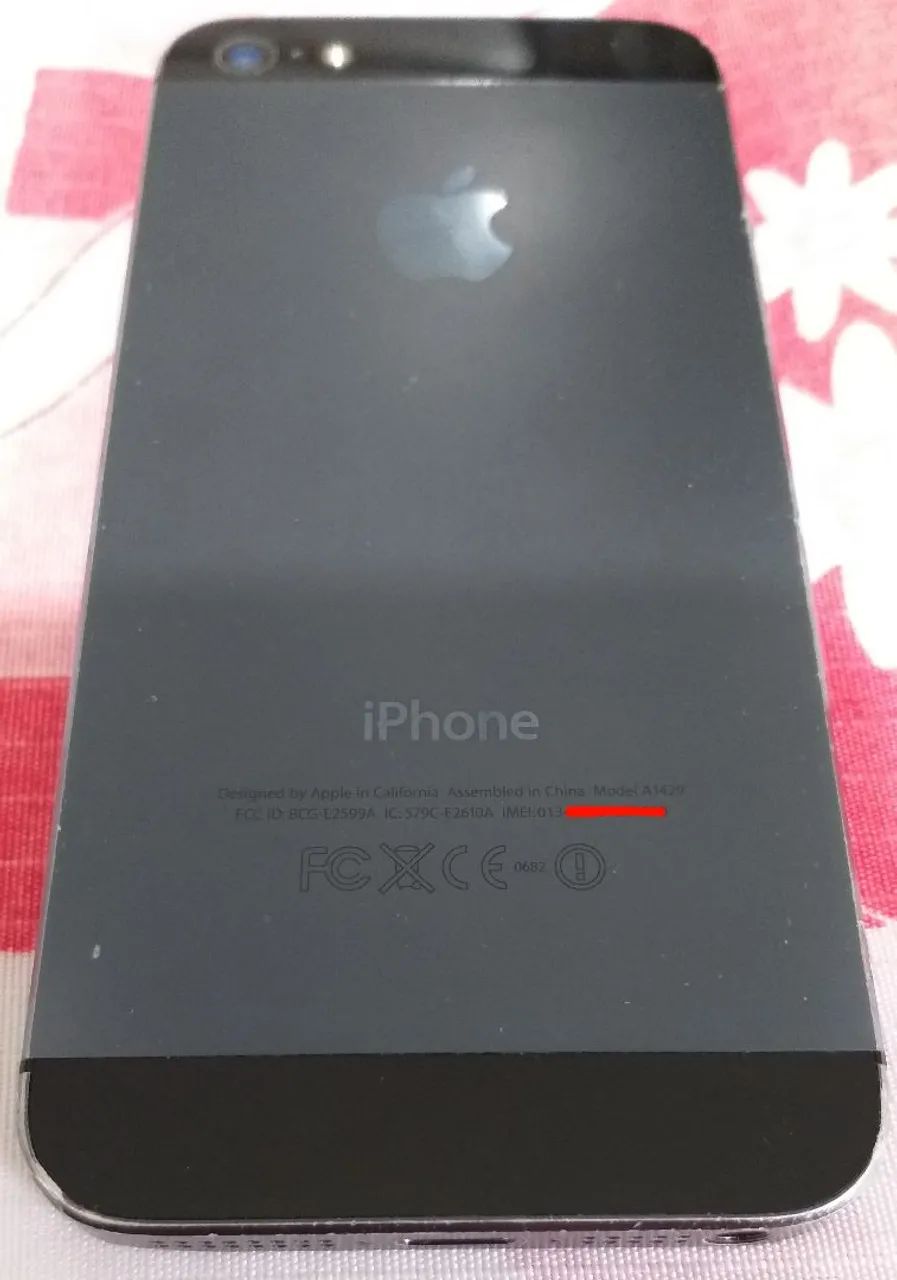 Celular Apple iPhone 5 Black 64Gb na Caixa Funcionando Acompanha