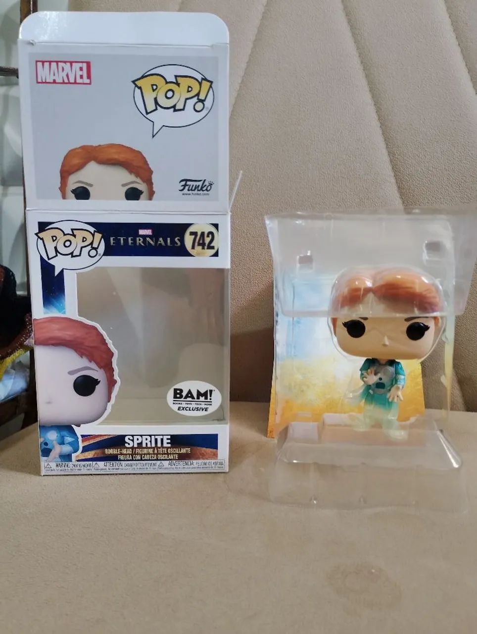 BONECO FUNKO POP MARVEL ETERNALS-  SPRITE TRANSFORMING 742 - Foto 2