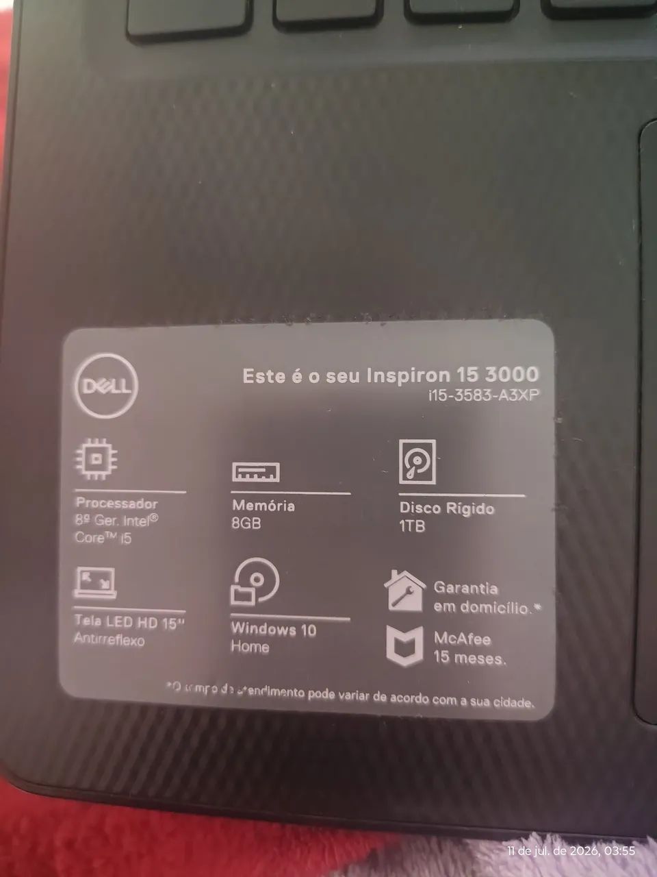 Notebook Dell i5 novinho - Foto 2