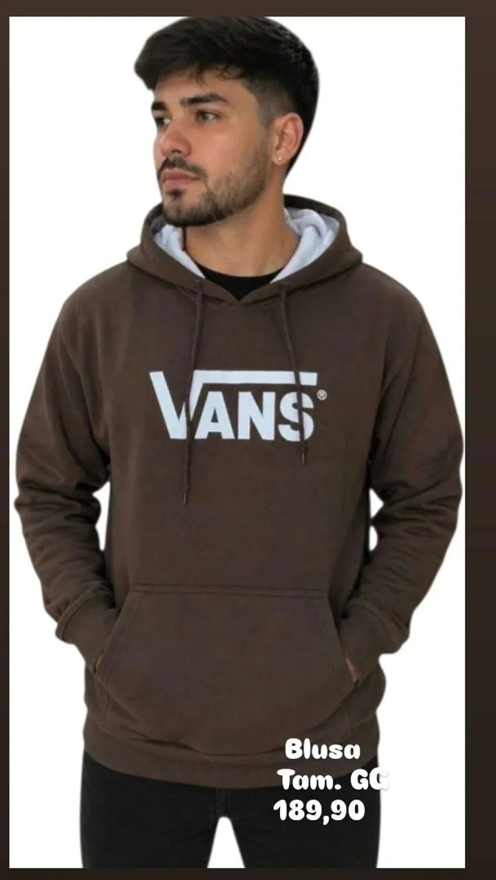 Blusa em moletom Vans