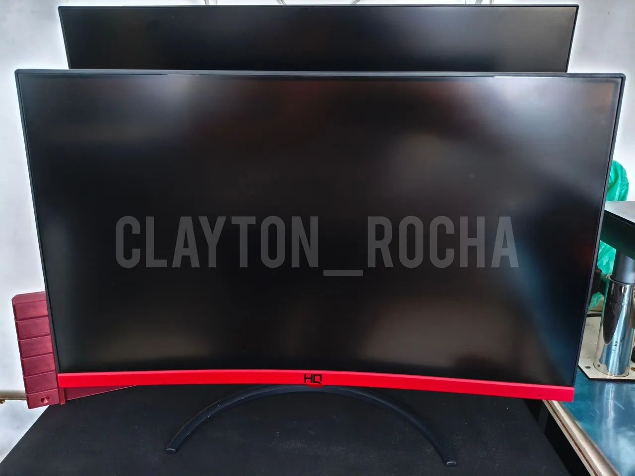 Monitor 25" curvo 144hz com som - ideal para jogos