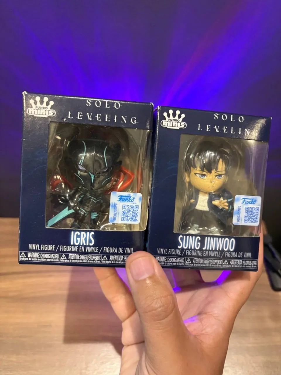 funko minis solo leveling igris e sung jinwoo - Foto 4