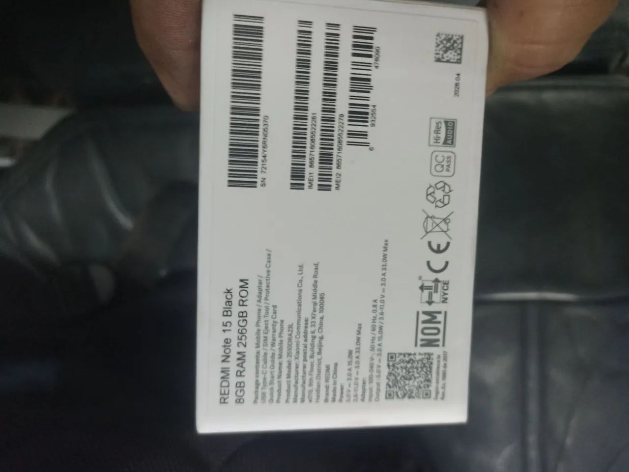 Celular redmi 15 zero lacrado na caixa 