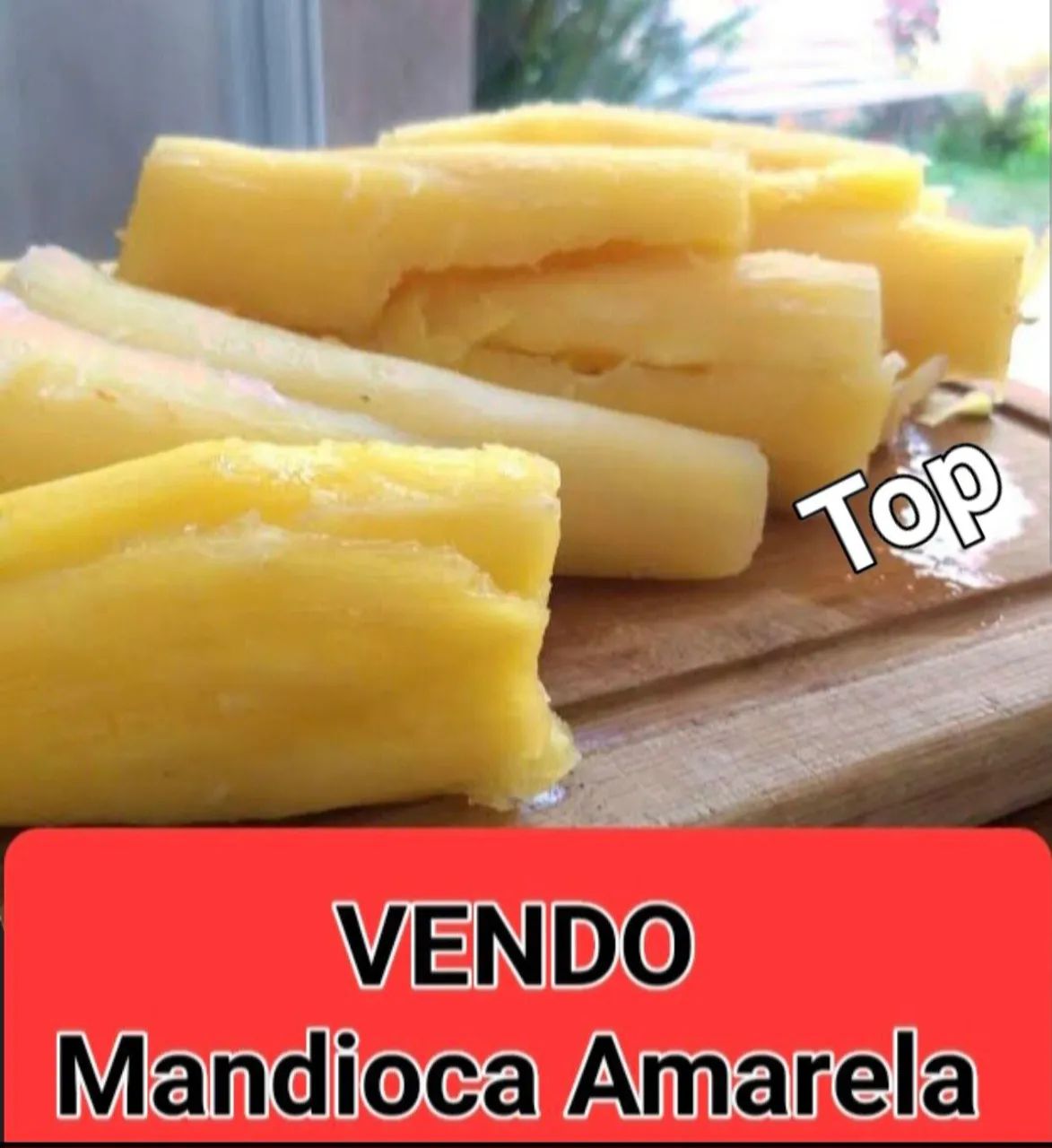 MANDIOCA AMARELA DESCASCADA (TOP)