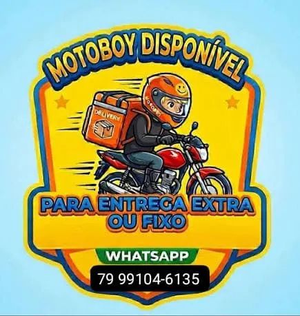 Entregador a disposição 