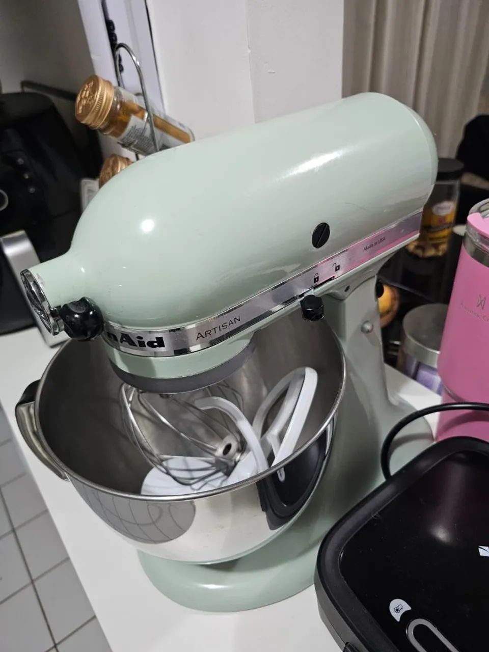 Batedeira kitchenaid com 3 batedores e bowl - Foto 4