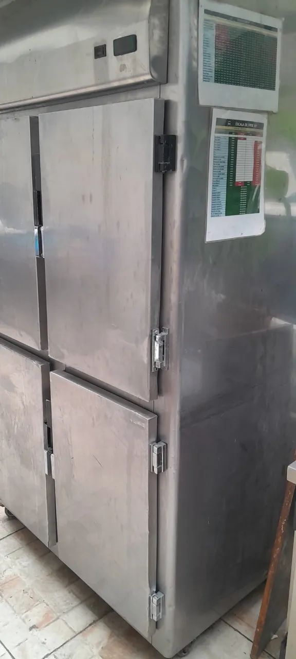 Geladeira industrial inox 