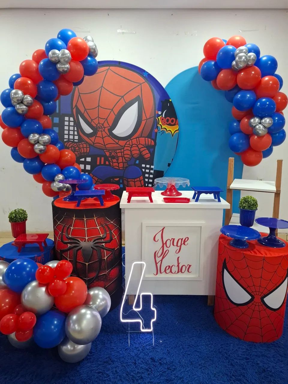 DECORAÇÃO COMPLETA COM BALÕES INCLUSO 