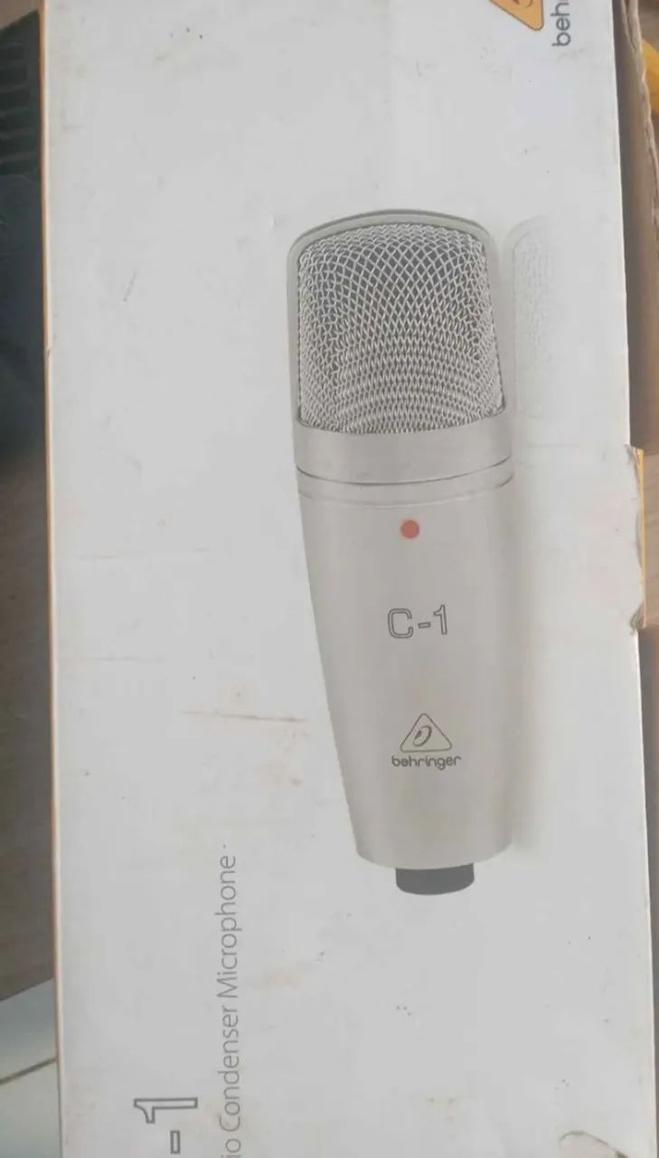 Microfone condensador em bom estado