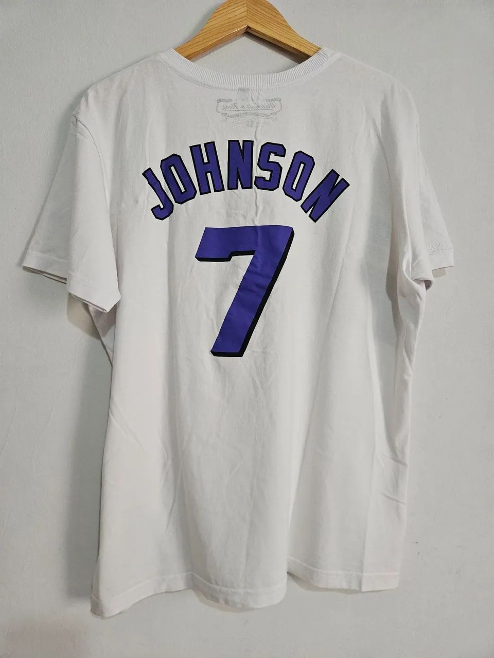Camisa Camiseta NBA Phoenix Suns Mitchell & Ness Kevin Johnson 7 - Foto 5