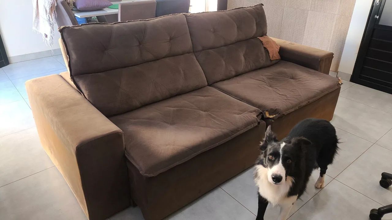 Sofá retrátil reclinável 2,50m - Foto 5