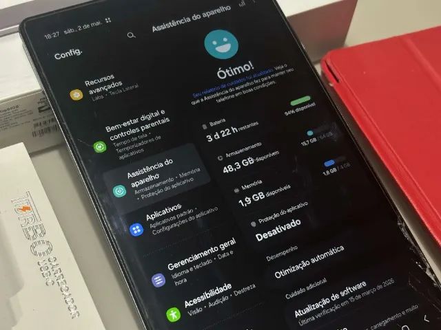 Tablet Samsung Galaxy Tab A7 Lite 8.7 (Usado) - Tela Trincada - Foto 5