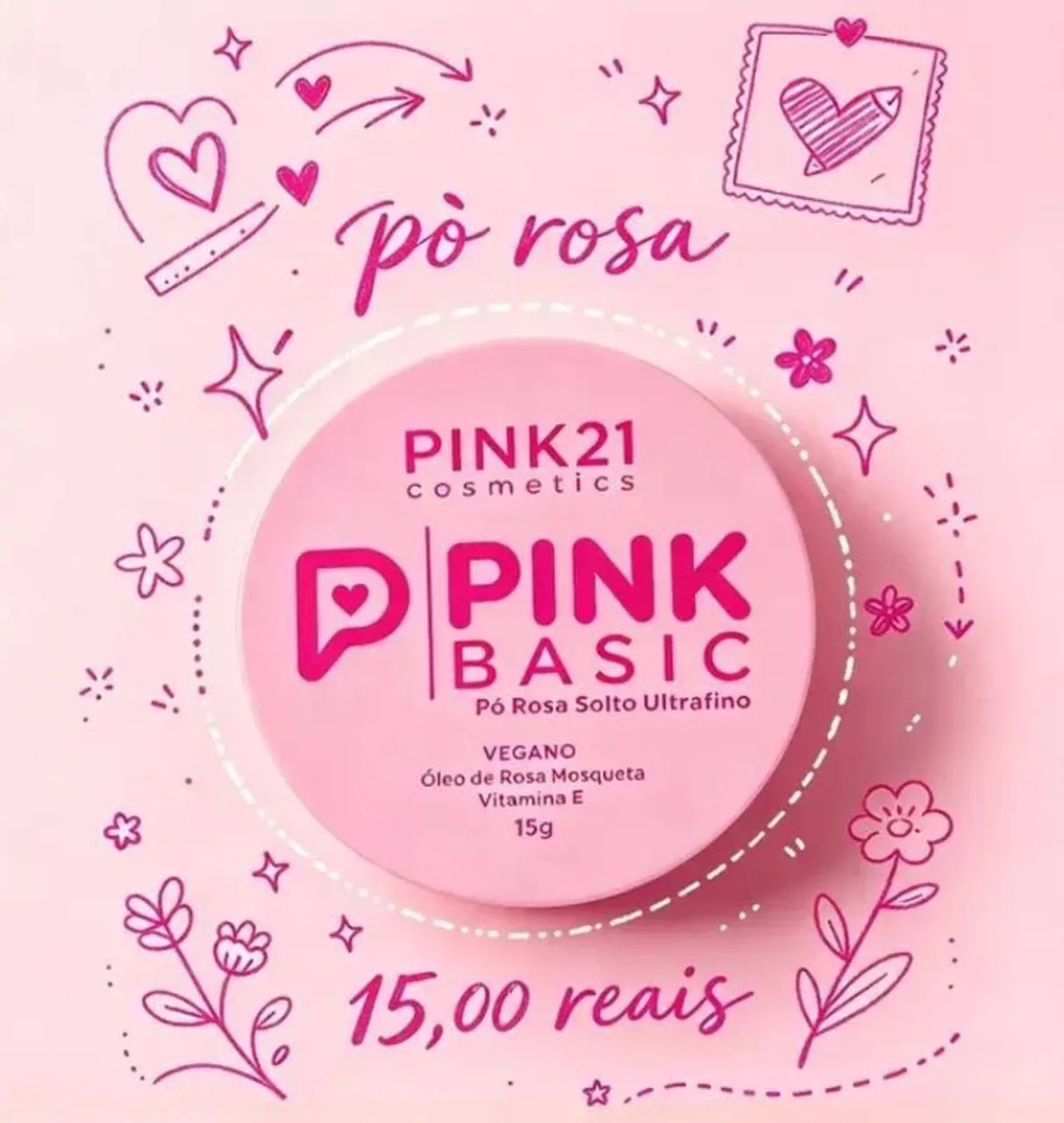 Pó Rosa Solto 