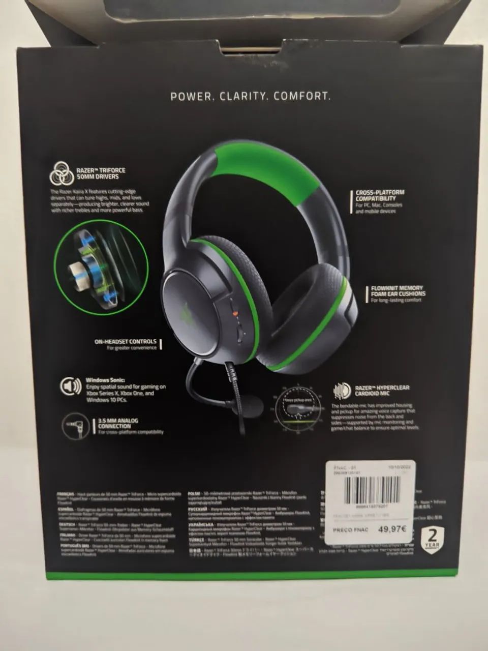Headset  Razer Kaira X usado  - Foto 2
