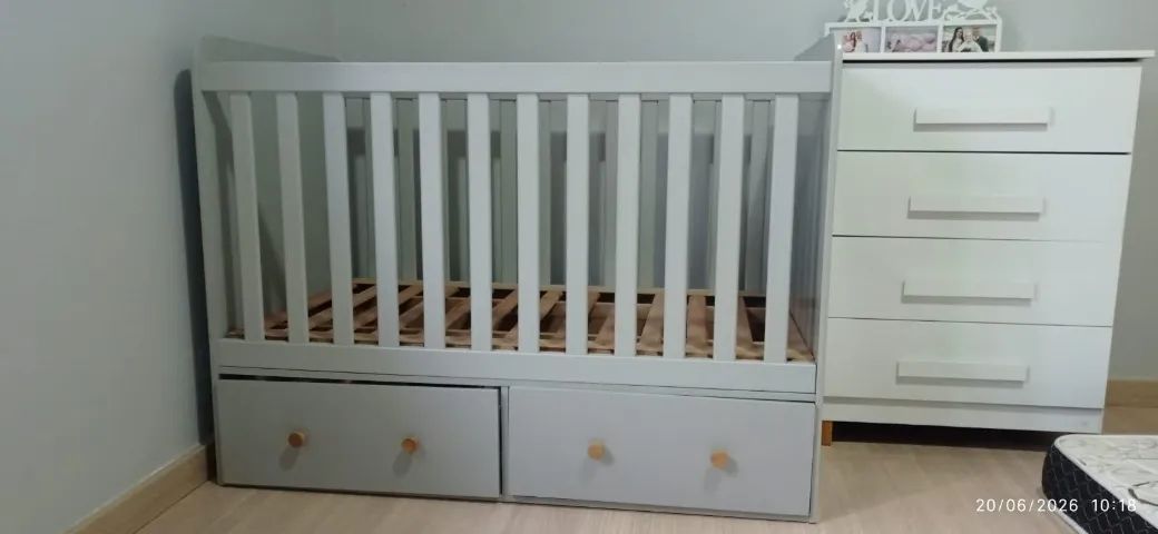 Berço e cômoda MDF  - Foto 2