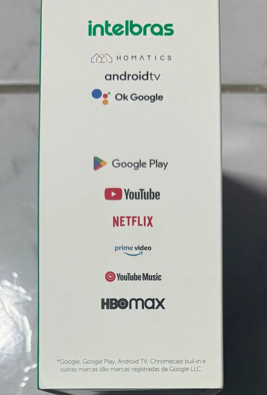 TV Box Intelbras Homatics Full HD Android TV - Controle por Voz