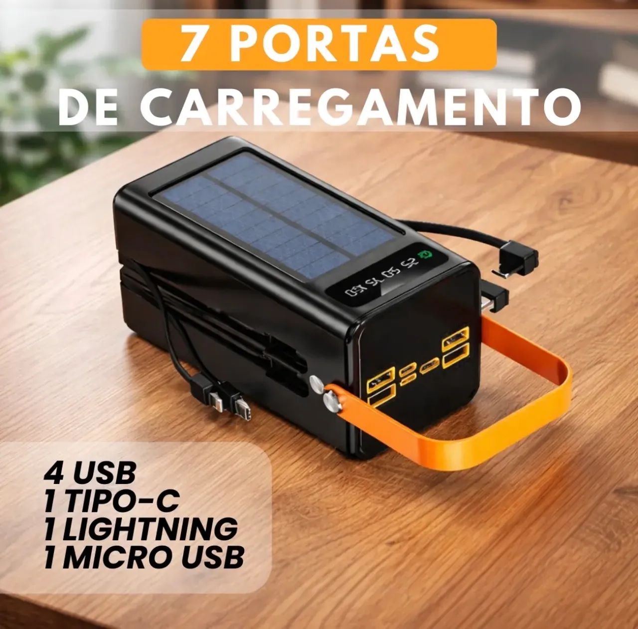 Carregador power turbo 50000mAh - Foto 3