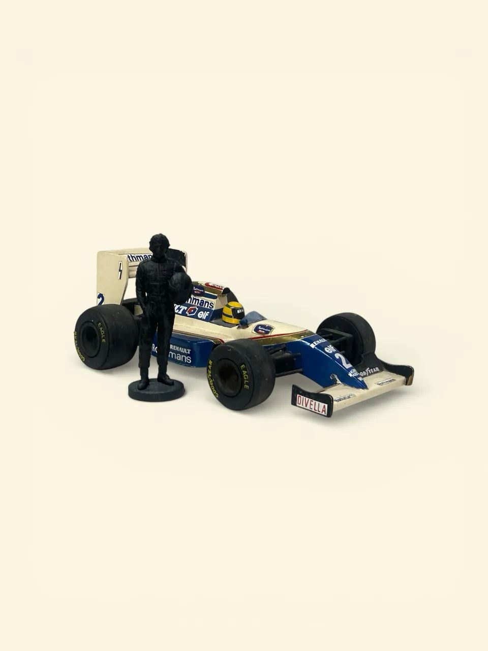 Carro de Madeira de época Ayrton Senna + Ayrton Senna feito em 3d  - Foto 2