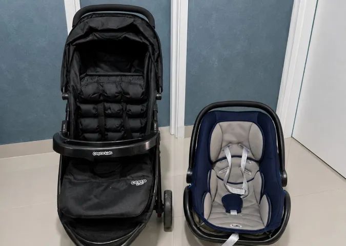 Carrinho de bebê  + Bebê conforto