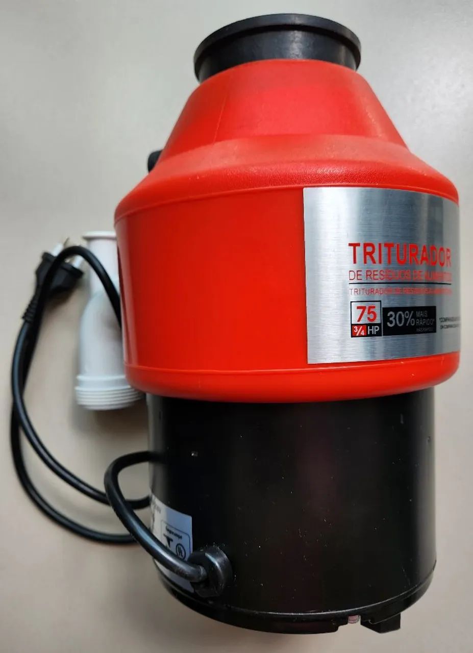 Triturador de Resíduos de Alimentos Marca Franke Modelo 75 3/4 HP 220V (motor com defeito)