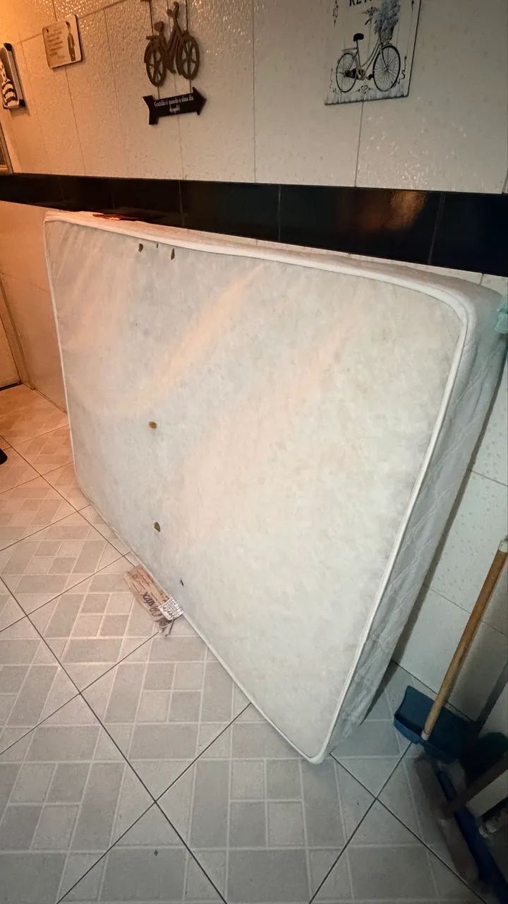 Doação colchao usado de casal sem box - Foto 2