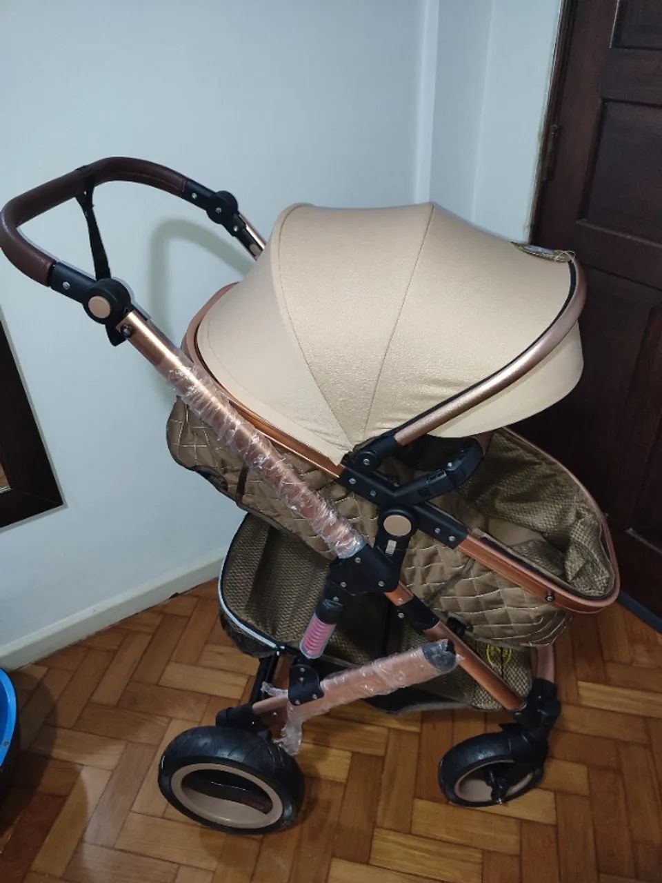 Carrinho de bebê com moisés - Foto 3