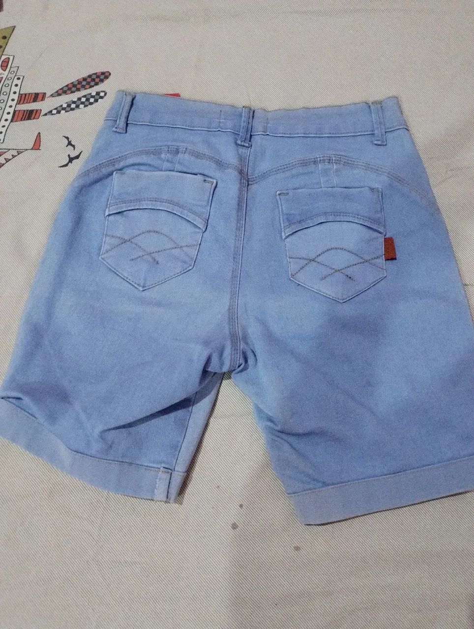 Bermuda jeans feminina  - Foto 4