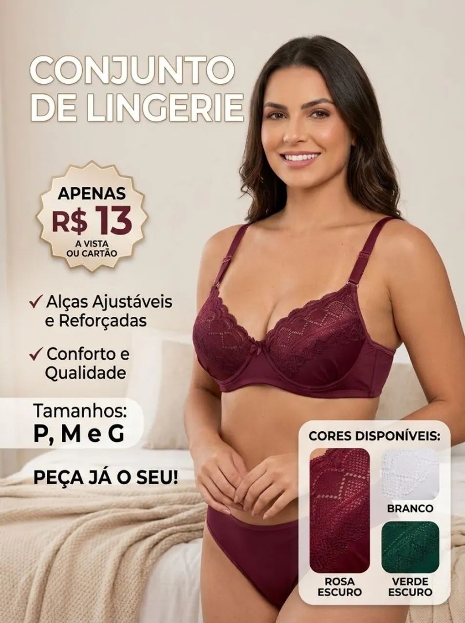 Conjunto Lingerie 13$