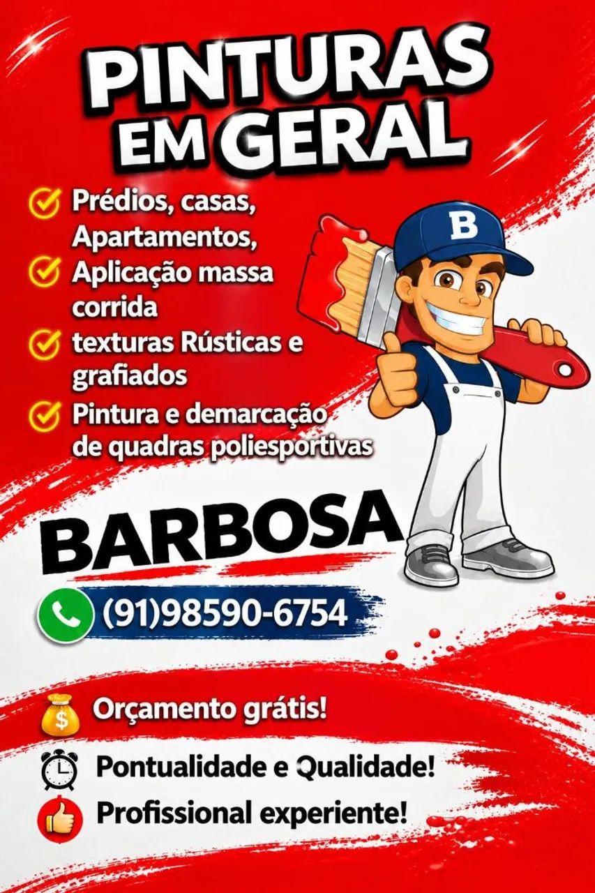 Pintor Profissional | Casas, Prédios, Apartamentos e Quadras