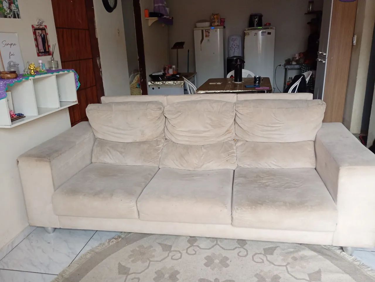 Vender-se esse Sofá. De 3 Lugares sofá Cama. Whatsapp * - Foto 2