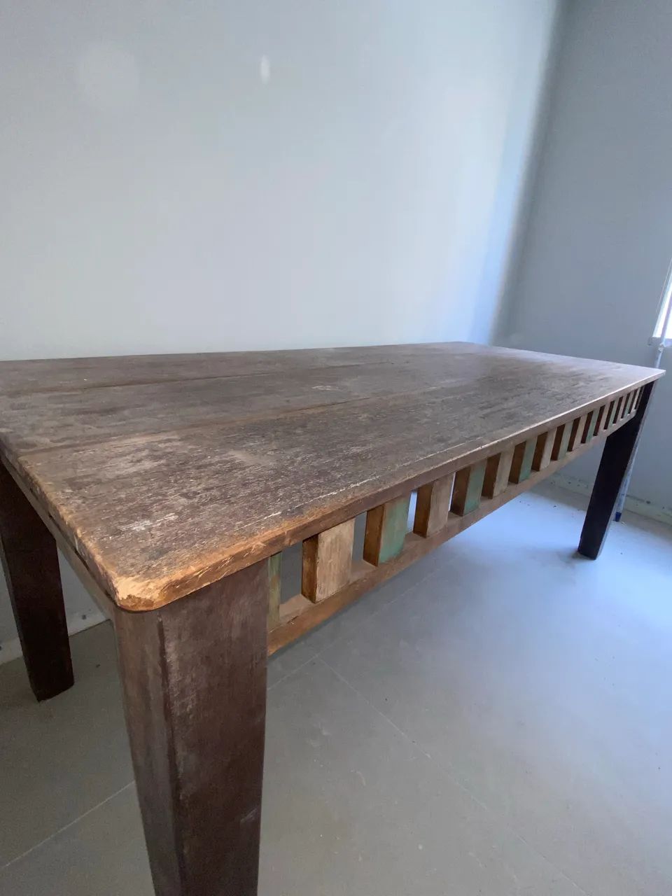 MESA MADEIRA DE DEMOLIÇÃO  - Foto 2