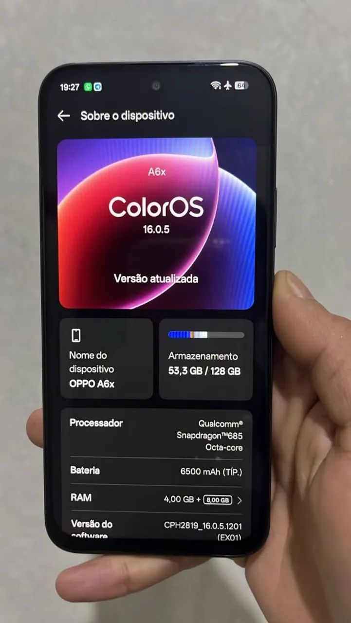 OPPO A6x - 128GB - Foto 2