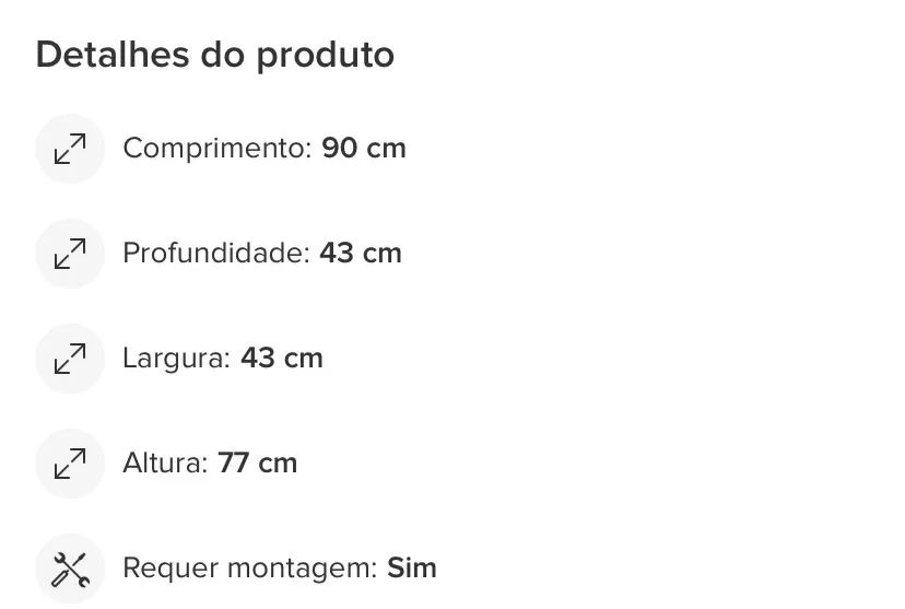 Mesa de Escritório  - Foto 2