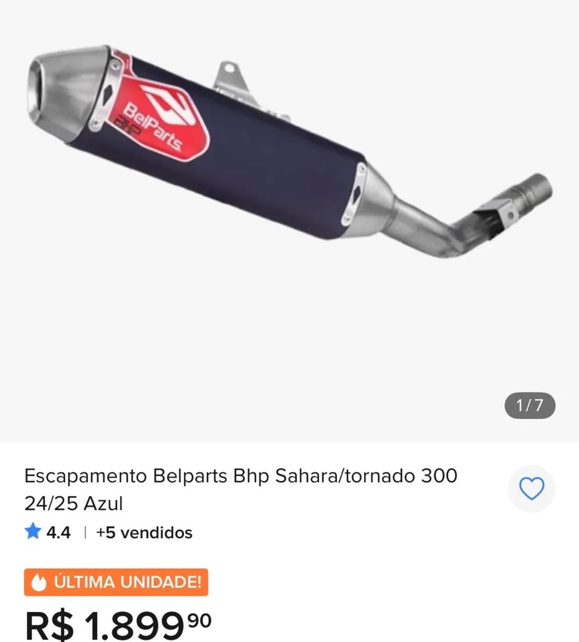 Escapamento sahara