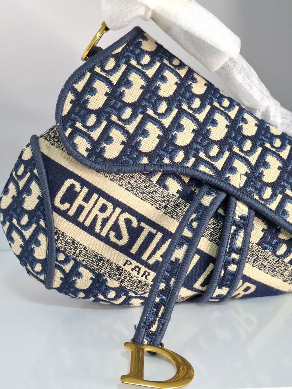 Bolsa Christian Dior Bordada  - Foto 5