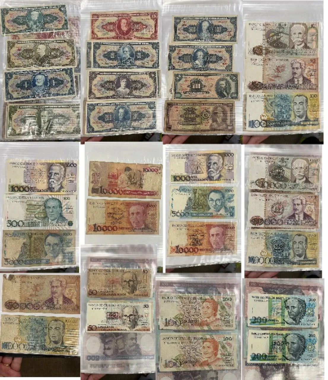 Cédulas Raras Coleção Dinheiro