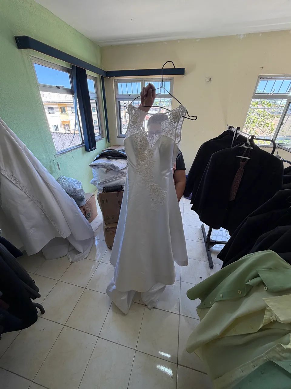 Vestido de noiva em bom estado  - Foto 2